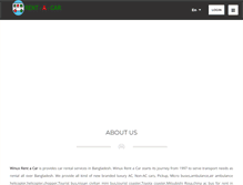 Tablet Screenshot of dhakarentacar.com